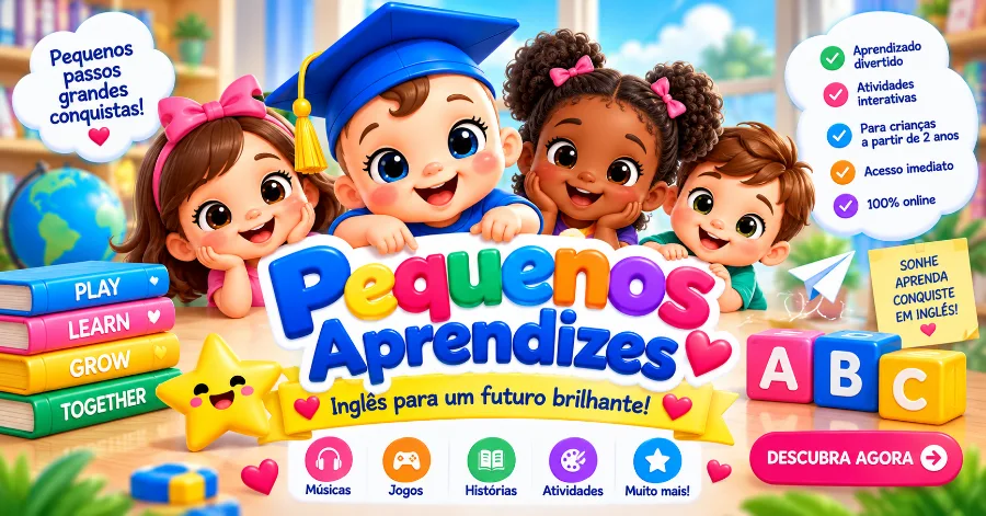 O app Little Learners no celular