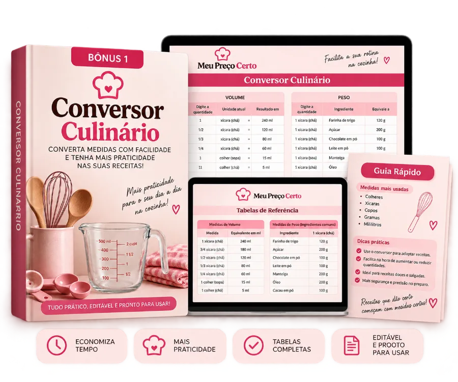 BÔNUS 01 — Conversor Culinário