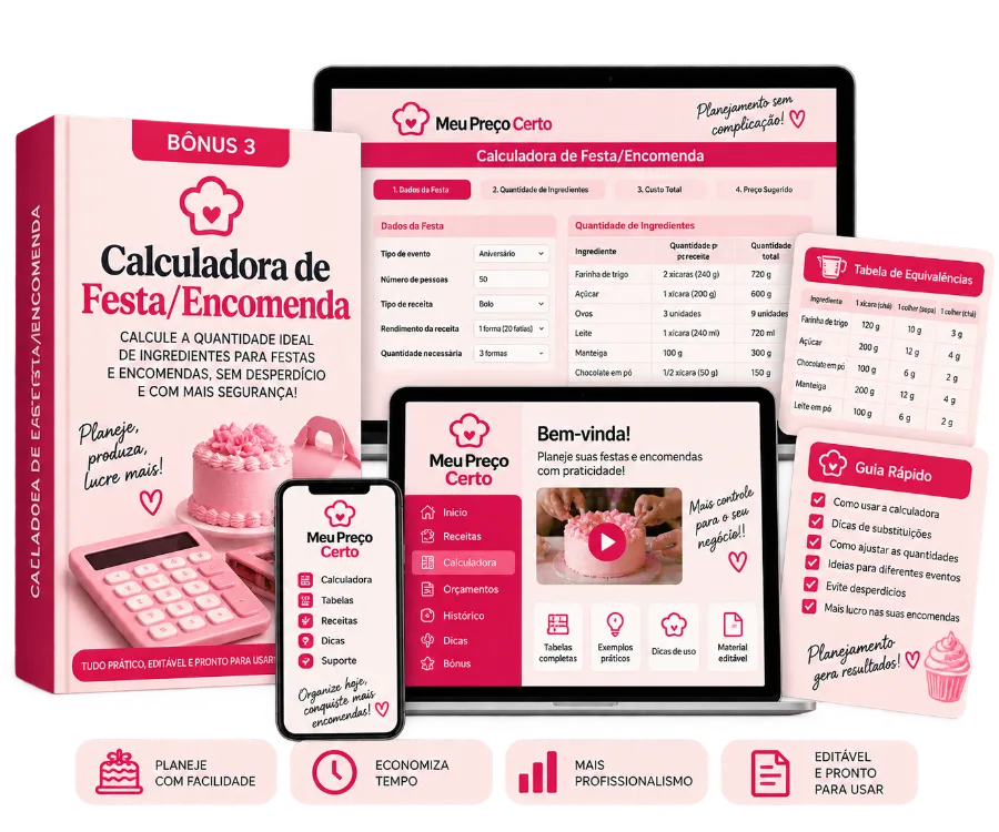 BÔNUS 03 — Calculadora de Festa e Encomenda