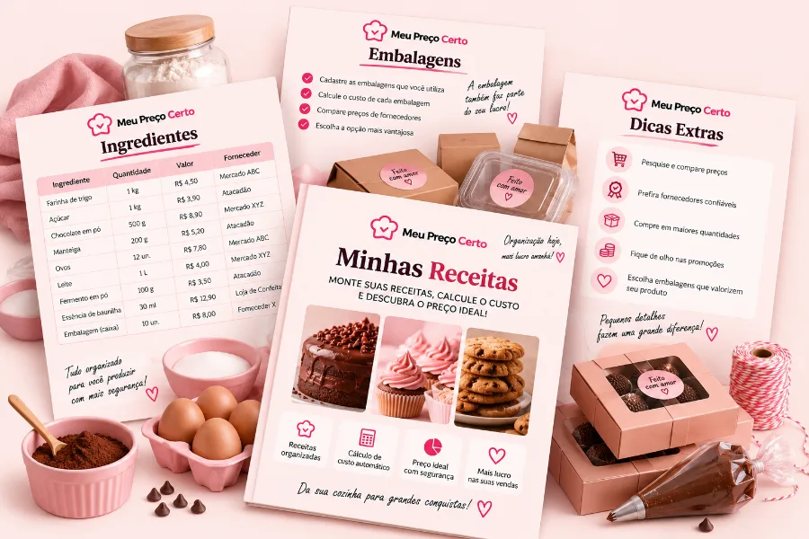 INGREDIENTES E EMBALAGENS