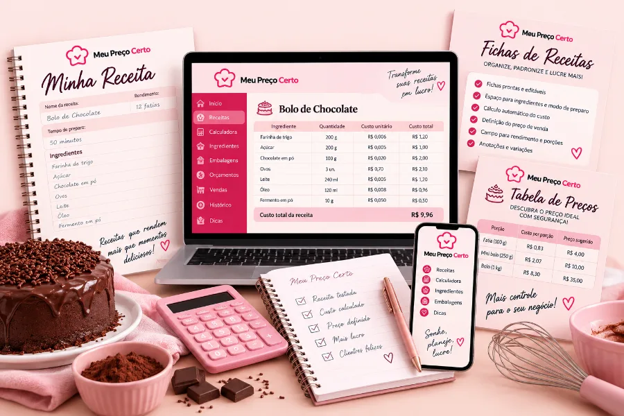 RECEITAS E PRECIFICAÇÃO