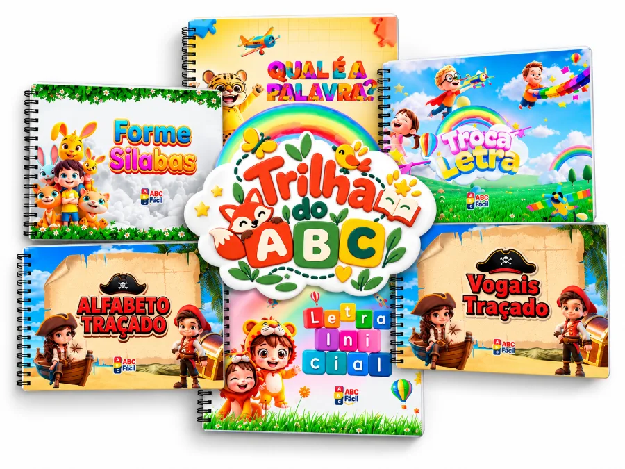 O caderno por dentro