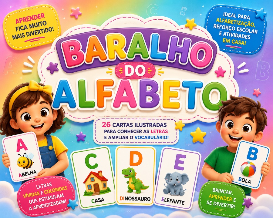 🔤 BARALHO DO ALFABETO