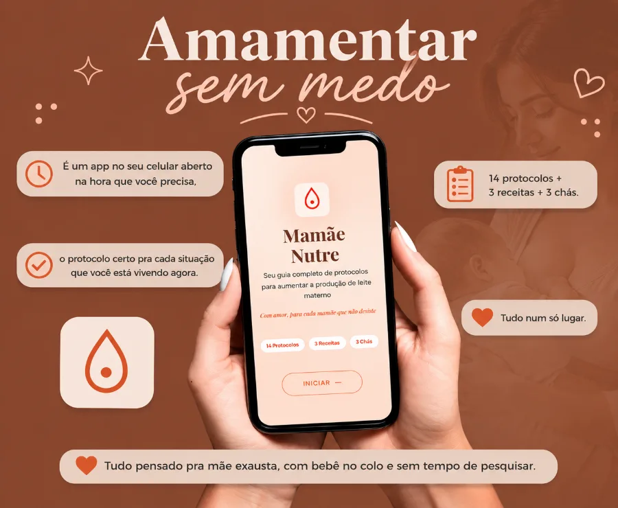 O app na mão